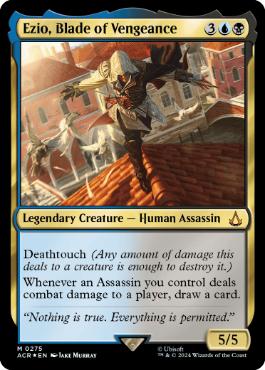 [275]【EN】【FOIL】Ezio, Blade of Vengeance【ACR】[M][多色]