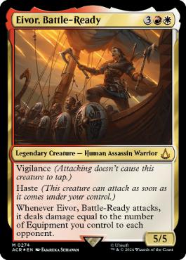 [274]【EN】【FOIL】Eivor, Battle-Ready【ACR】[M][多色]