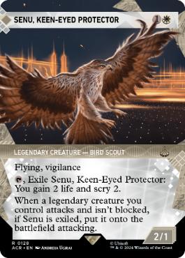 [128]【EN】■ショーケース■鋭い目の守護者、セヌ/Senu, Keen-Eyed Protector【ACR】[R][白]