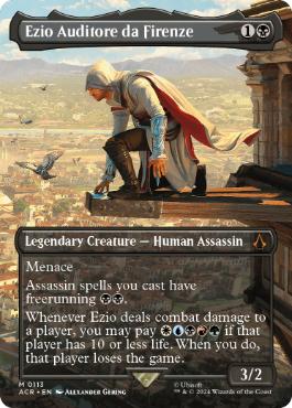 [113]【EN】■ボーダーレス■エツィオ・アウディトーレ・ダ・フィレンツェ/Ezio Auditore da Firenze【ACR】[M][黒]