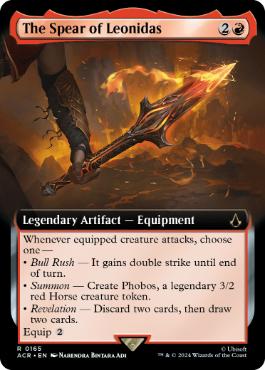 [165]【EN】■拡張アート■レオニダスの槍/The Spear of Leonidas【ACR】[R][赤]