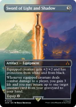 [125]【EN】■ボーダーレス■光と影の剣/Sword of Light and Shadow【ACR】[M][茶]