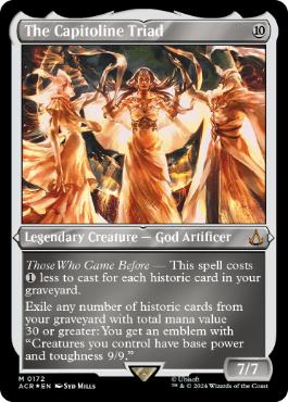 [117]【EN】【FOIL】■ボーダーレス■カピトリヌスの三神/The Capitoline Triad【ACR】[M][無]