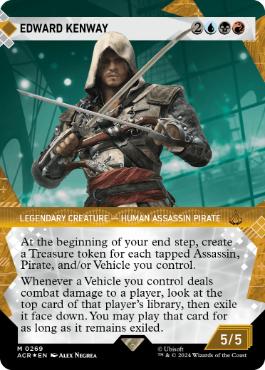 [271]【EN】【テクスチャーFOIL】■ショーケース■鷹持ち、カサンドラ/Kassandra, Eagle Bearer【ACR】[M][多色]