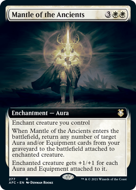 [277]【EN】■拡張アート■古き者のまとい身/Mantle of the Ancients【AFC】[R][白]
