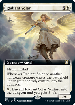 [278]【EN】■拡張アート■光輝のソーラー/Radiant Solar【AFC】[R][白]