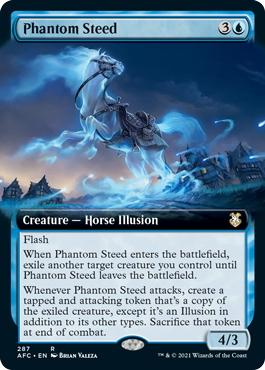 [287]【EN】■拡張アート■ファントム・スティード/Phantom Steed【AFC】[R][青]