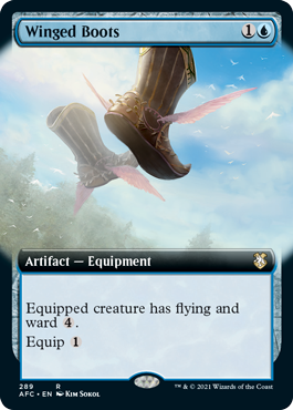 [289]【EN】■拡張アート■ウィングド・ブーツ/Winged Boots【AFC】[R][青]