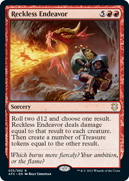 [033]【EN】無謀な挑戦/Reckless Endeavor【AFC】[R][赤]