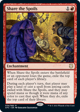 [034]【EN】戦利品の山分け/Share the Spoils【AFC】[R][赤]