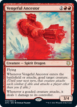 [035]【EN】復讐の祖霊/Vengeful Ancestor【AFC】[R][赤]