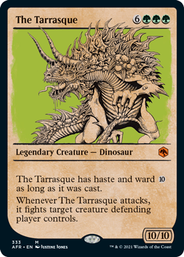 [333]【EN】■ショーケース■タラスク/The Tarrasque【AFR】[M][緑]