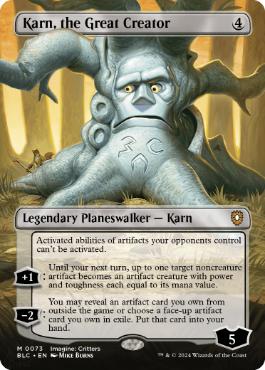 [073]【EN】■ボーダーレス■大いなる創造者、カーン/Karn, the Great Creator【BLC】[M][無]