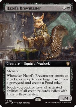 [052]【EN】■拡張アート■ヘイゼルの醸造主/Hazel's Brewmaster【BLC】[R][黒]