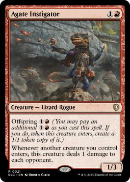 [021]【EN】瑪瑙の扇動者/Agate Instigator【BLC】[R][赤]