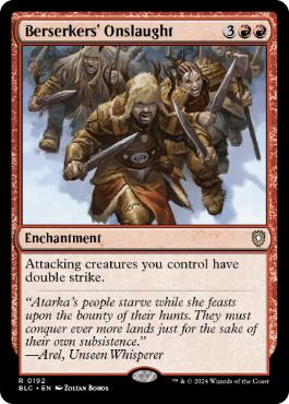 [192]【EN】狂戦士たちの猛攻/Berserkers' Onslaught【BLC】[R][赤]