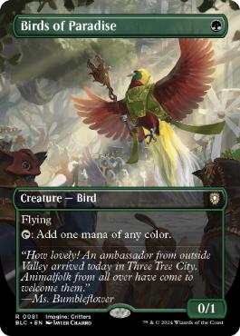 [081]【EN】■ボーダーレス■極楽鳥/Birds of Paradise【BLC】[R][緑]