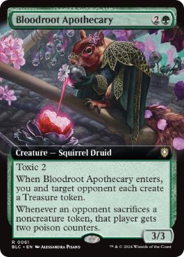 [061]【EN】■拡張アート■血根の薬剤師/Bloodroot Apothecary【BLC】[R][緑]