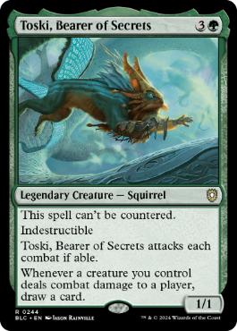 [244]【EN】秘密を知るもの、トスキ/Toski, Bearer of Secrets【BLC】[R][緑]