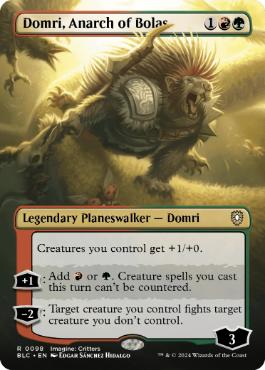 [098]【EN】■ボーダーレス■ボーラスの壊乱者、ドムリ/Domri, Anarch of Bolas【BLC】[R][多色]