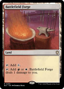 [293]【EN】戦場の鍛冶場/Battlefield Forge【BLC】[R][土地]