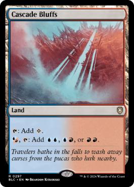 [297]【EN】滝の断崖/Cascade Bluffs【BLC】[R][土地]