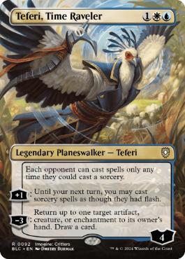 [092]【EN】【FOIL】■ボーダーレス■時を解す者、テフェリー/Teferi, Time Raveler【BLC】[R][多色]