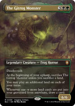 [088]【EN】【FOIL】■ボーダーレス■ギトラグの怪物/The Gitrog Monster【BLC】[M][多色]