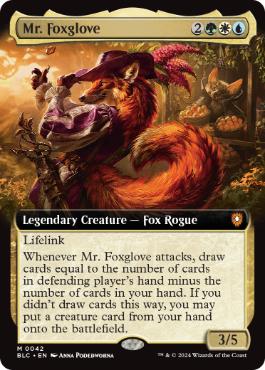 [042]【EN】【FOIL】■拡張アート■フォックスグローブ氏/Mr. Foxglove【BLC】[M][多色]