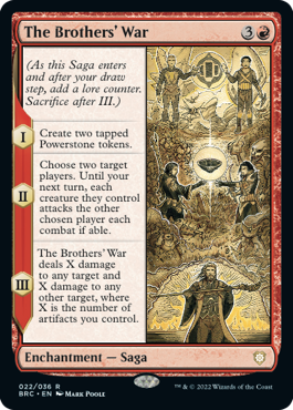 [022]【EN】【FOIL】兄弟戦争/The Brothers' War【BRC】[R][赤]