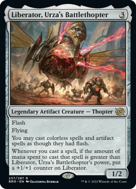 [237]【EN】ウルザの空戦艇、リベレーター号/Liberator, Urza's Battlethopter【BRO】[R][茶]