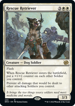 [288]【EN】【FOIL】救助レトリバー/Rescue Retriever【BRO】[R][白]