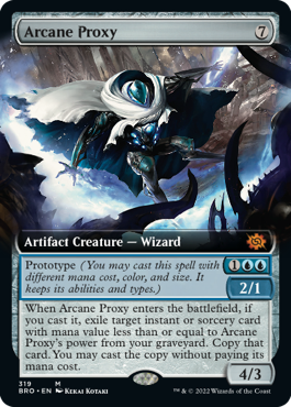 [319]【EN】■拡張アート■秘儀の代理者/Arcane Proxy【BRO】[M][茶]