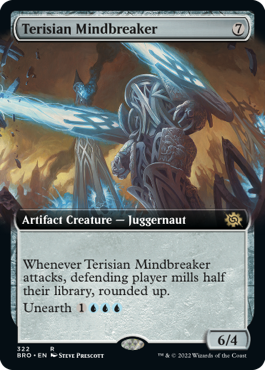 [322]【EN】■拡張アート■テリシアの精神壊し/Terisian Mindbreaker【BRO】[R][茶]