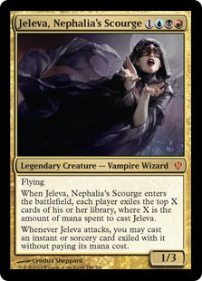 [210]【EN】ネファリアの災い、ジェリーヴァ/Jeleva, Nephalia's Scourge【C13】[R][多色]
