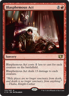 [172]【EN】冒涜の行動/Blasphemous Act【C14】[R][赤]