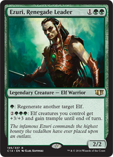 [195]【EN】背教の主導者、エズーリ/Ezuri, Renegade Leader【C14】[R][緑]