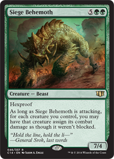 [046]【JP】包囲ビヒモス/Siege Behemoth【C14】[R][緑]