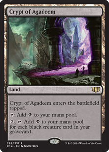 [288]【JP】アガディームの墓所/Crypt of Agadeem【C14】[R][土地]