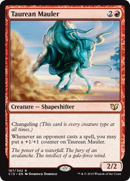 [167]【EN】雄牛のやっかいもの/Taurean Mauler【C15】[R][赤]