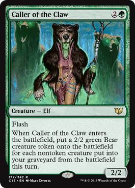 [177]【EN】鉤爪の統率者/Caller of the Claw【C15】[R][緑]