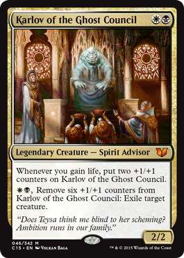 [046]【EN】幽霊議員カルロフ/Karlov of the Ghost Council【C15】[R][多色]