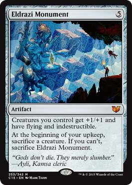 [253]【EN】エルドラージの碑/Eldrazi Monument【C15】[R][茶]