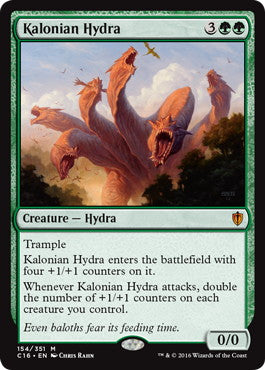 [154]【EN】カロニアのハイドラ/Kalonian Hydra【C16】[M][緑]