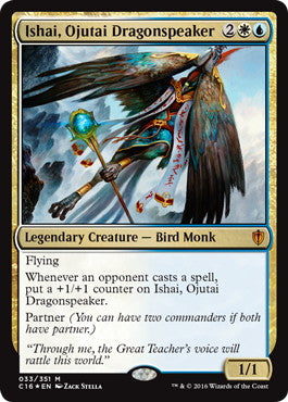 [033]【EN】【FOIL】オジュタイの龍語り、イーシャイ/Ishai, Ojutai Dragonspeaker【C16】[M][多色]