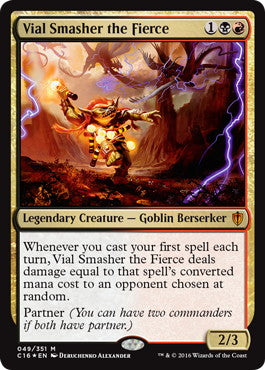 [049]【EN】【FOIL】激情の薬瓶砕き/Vial Smasher the Fierce【C16】[M][多色]