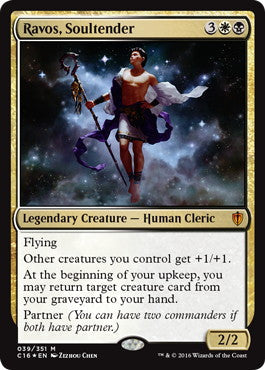 [039]【EN】【FOIL】魂の守護者、ラーボス/Ravos, Soultender【C16】[M][多色]