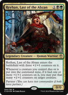 [040]【EN】【FOIL】最後のアブザン、レイハン/Reyhan, Last of the Abzan【C16】[R][多色]
