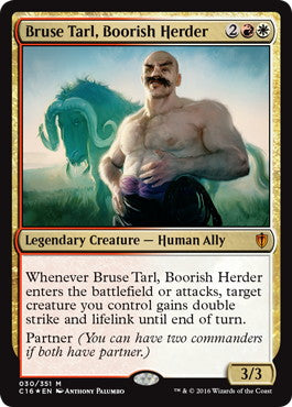 [030]【EN】【FOIL】粗野な牧人、ブルース・タール/Bruse Tarl, Boorish Herder【C16】[M][多色]