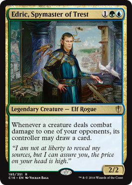[195]【EN】トレストの密偵長、エドリック/Edric, Spymaster of Trest【C16】[R][多色]